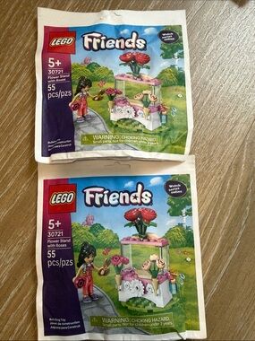 Lego Friends Flower Stand with Roses- 55 pcs- Ages 5+